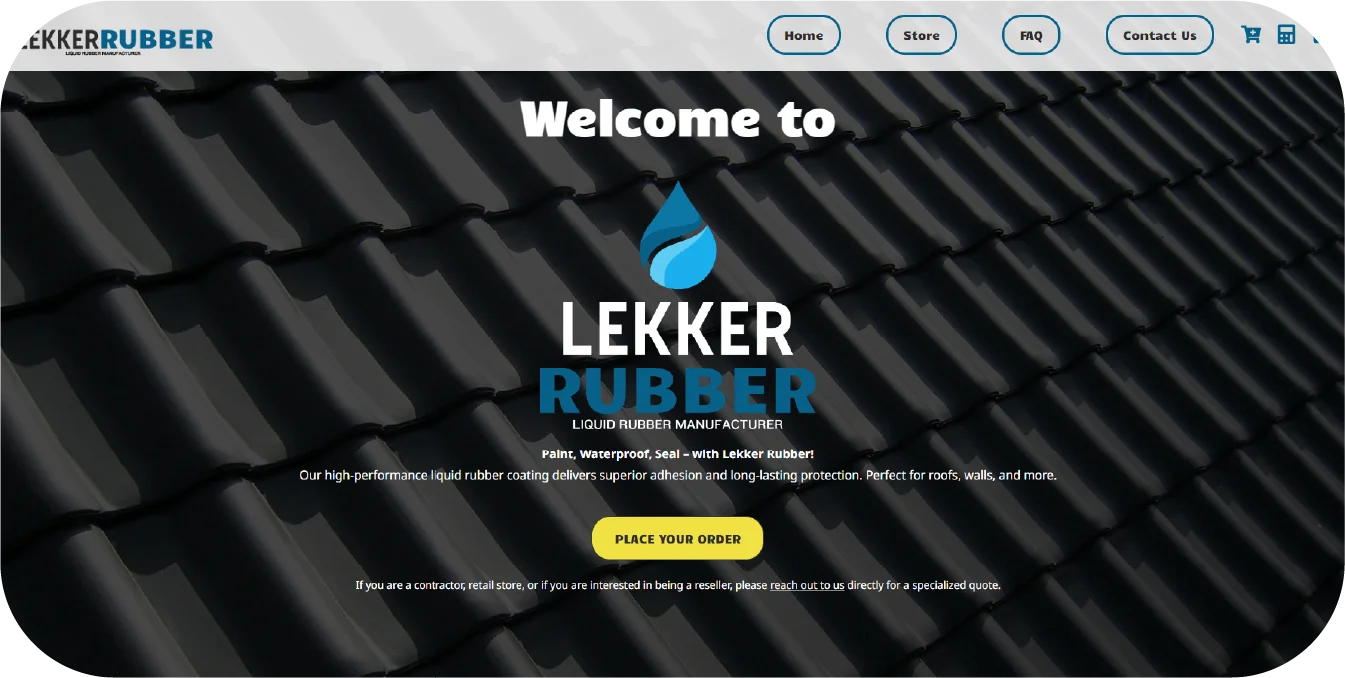Lekker Rubber Home Page