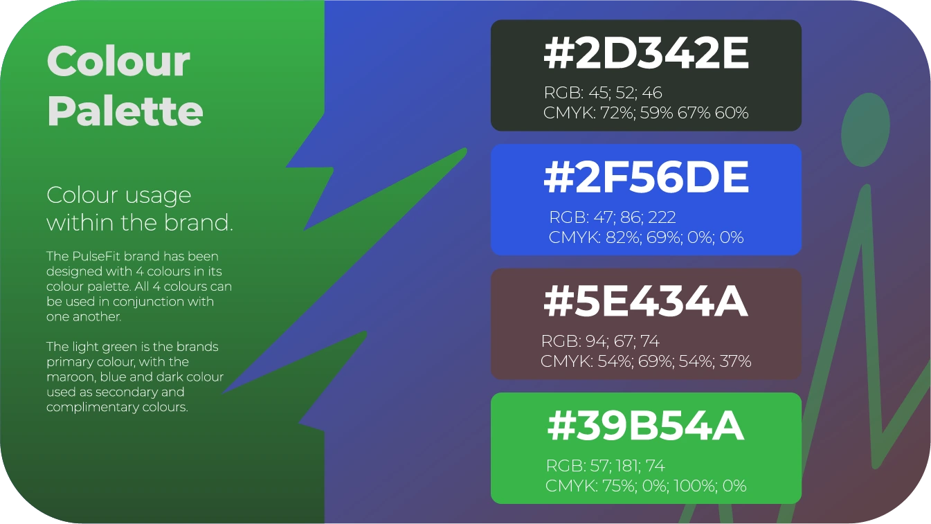 PulseFit Colour Palette